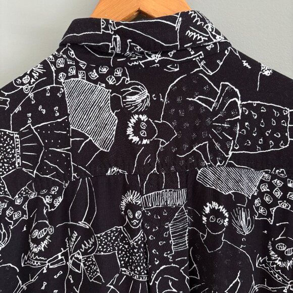 Vintage Funky People Button Down Shirt - Picture 6 of 6